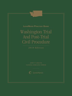 cover image of LexisNexis Practice Guide: Washington Trial and Post-Trial Civil Procedure